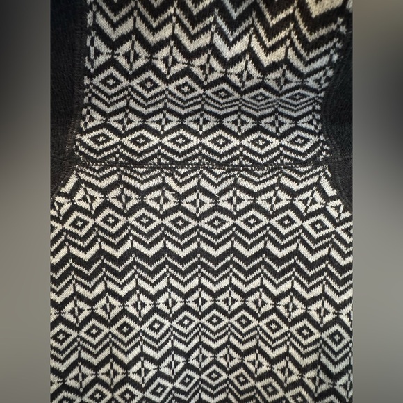 ASPEN Womens Fair Isle Gray Hooded Ski Sweater Size Small - Picture 14 of 15